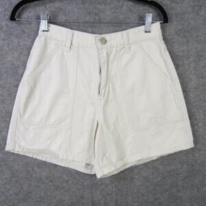 Essentials Shorts Womens 4 High Rise Casual Front Pocket Classic Summer Everyday